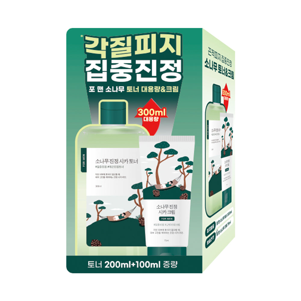 [Incentred] Round wrap for man pine toner/cream 2 types of Planning (40ml calm cleanzer)