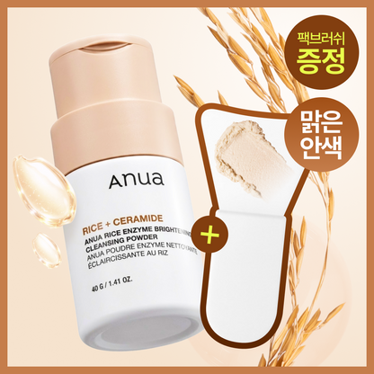[Limited planning] 40g plan of anuarase enzyme brightness cleansing powder (pack brush)