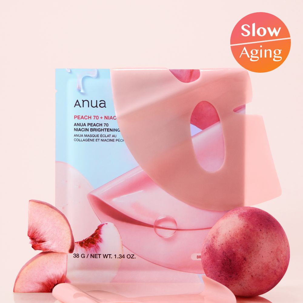 [Elastic care] 4 anuia collagen masks 3 kinds (Eoseongcho/Peach/Rice)