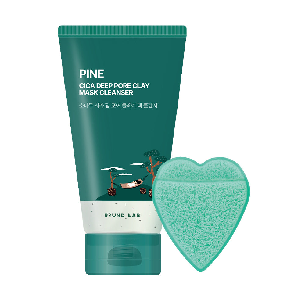 [9,900 won special] 150ml round wrap Camellias/Pine pack cleanzer planned (plus cleansing sea-based puff)
