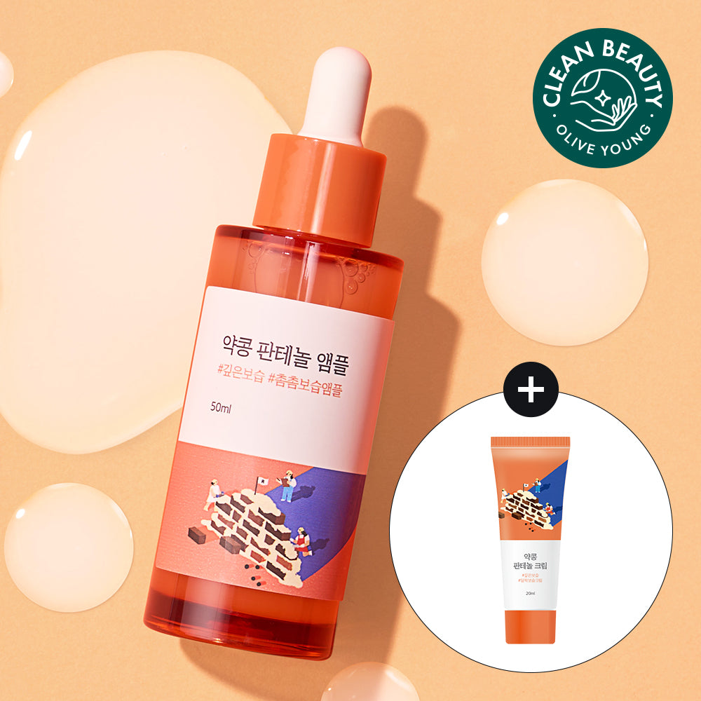 [Moisture barrier] Round wrap medicine bean panthenol Ampoule 50ml plan (plus 20ml of bean cream)