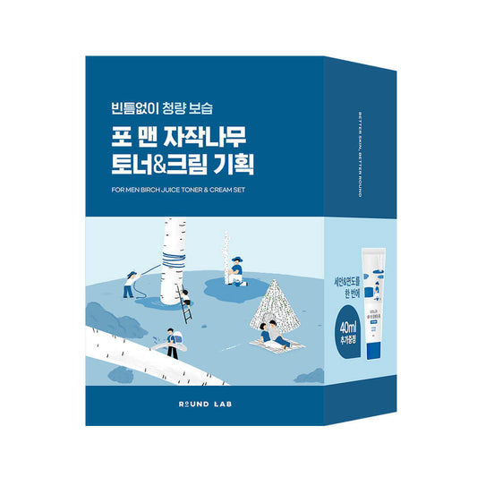 [Park Jae-Hoon PICK] Round Rappo Man 2 kinds of Wit Toner/Cream (Shaving Foam 40ml)