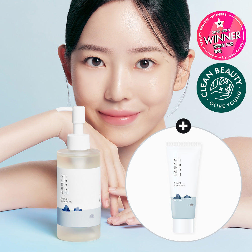 [Tapping] Round wrap 1025 Dokdo cleansing oil 200ml plan (+ cleanzer 40ml)