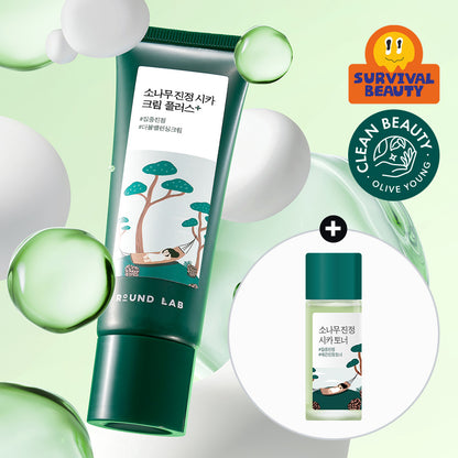 [Trace dry] Round wrap pine calm CICA cream plus 60ml planning (+ Toner 20ml)