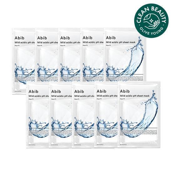 [10 sheets/5 species] 10 sheets of Aacidic pH sheet mask fit (Eo Sung-cho/resurrection-cho/Aqua/Glutacion some/Honey)