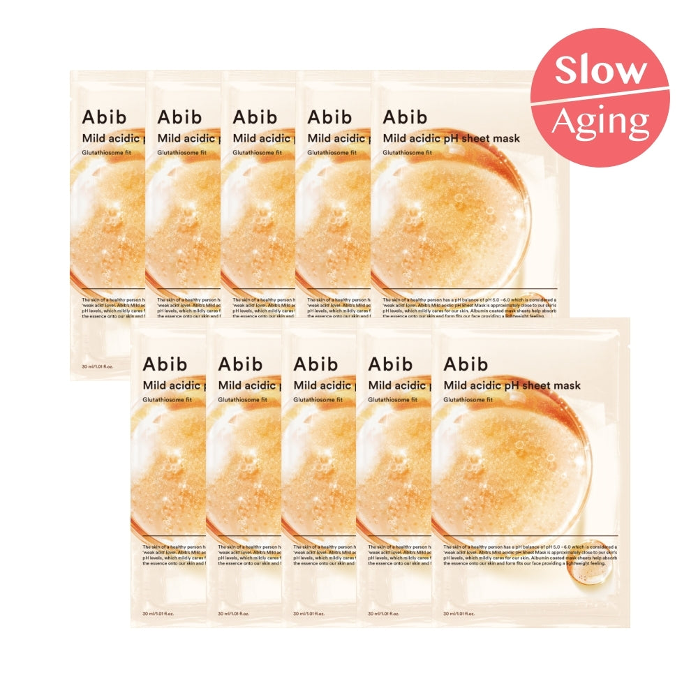 [10 sheets/5 species] 10 sheets of Aacidic pH sheet mask fit (Eo Sung-cho/resurrection-cho/Aqua/Glutacion some/Honey)