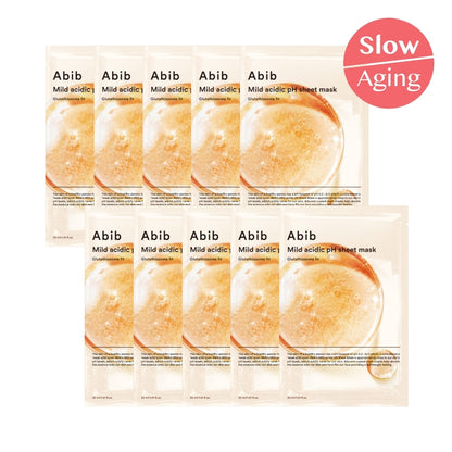 [10 sheets/5 species] 10 sheets of Aacidic pH sheet mask fit (Eo Sung-cho/resurrection-cho/Aqua/Glutacion some/Honey)