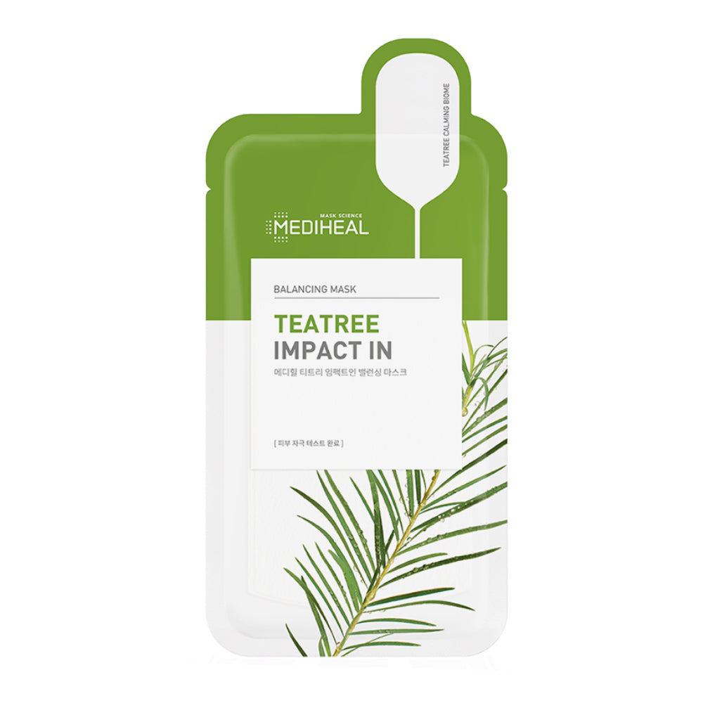 MEDIHEAL Tea Tree / Collagen Impact-In Mask — 22 мл × 10
