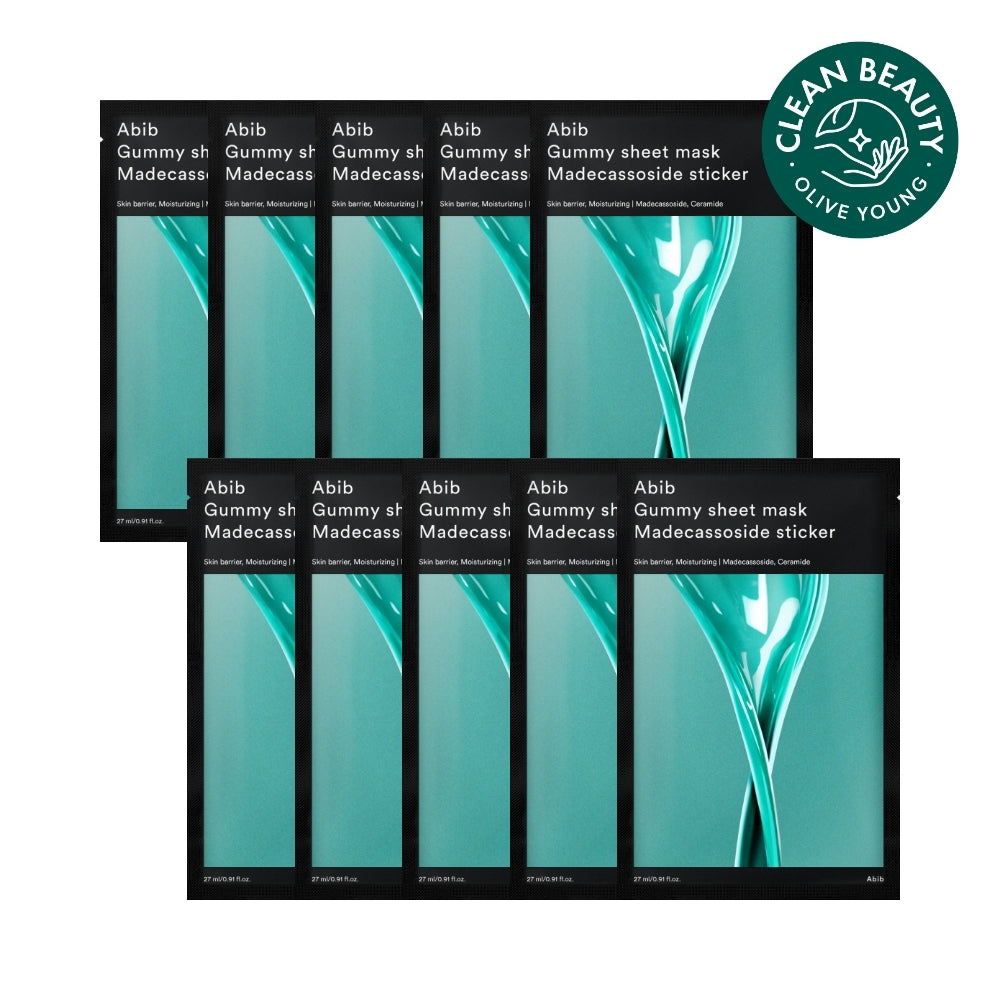 [10 sheets/5 species] 10 sheets of gum scab sheet mask stickers (Eo Sung-cho/Twein-cho/Madeka-Soside/collagen milk/Vita)