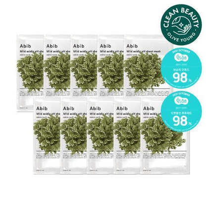 [10 sheets/5 species] 10 sheets of Aacidic pH sheet mask fit (Eo Sung-cho/resurrection-cho/Aqua/Glutacion some/Honey)