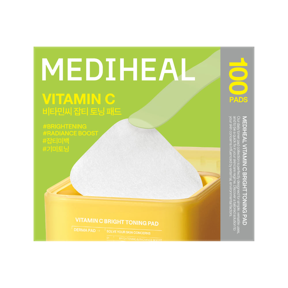 MEDIHEAL Derma Toner Pad — 7 formulas / 100 pads