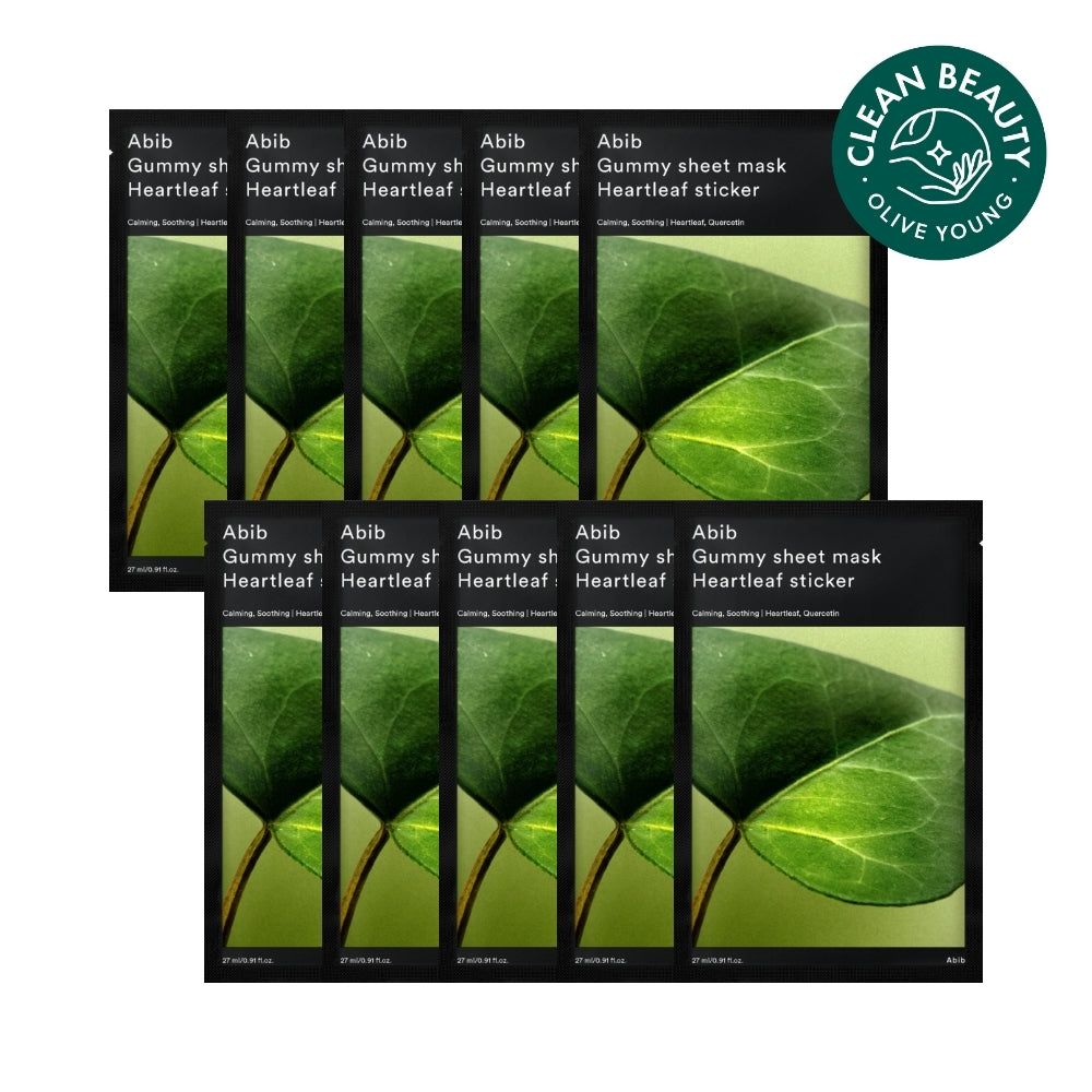 [10 sheets/5 species] 10 sheets of gum scab sheet mask stickers (Eo Sung-cho/Twein-cho/Madeka-Soside/collagen milk/Vita)