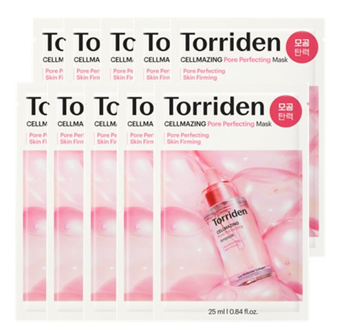 [1st place mask] Torriden sheet mask 10 sheets 4 kinds (moisture/calm/lightening/phied)