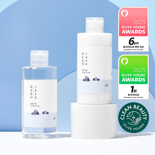 [Low stimulation/set] Round wrap 1025 Dokdo toner/Lotion 2 kinds plan (200ml + 200ml)