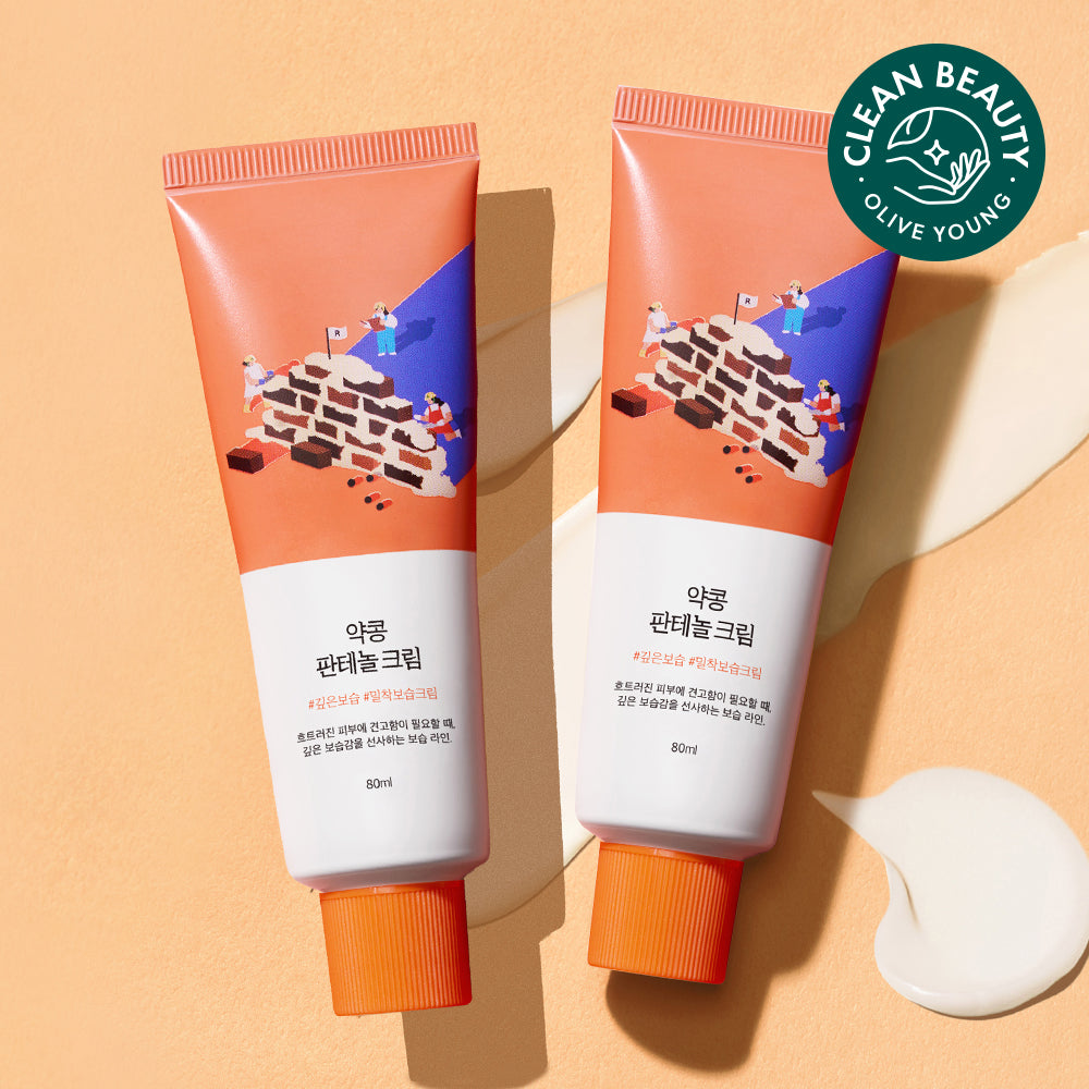 [Moisture barrier] Round wrap medicine bean panthenol cream 80ml 1 1 plan