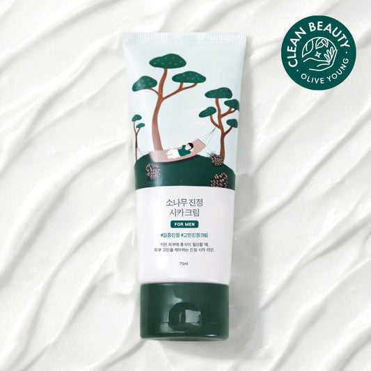 [Sensitive calm] Round wrap for man pine sealable CICA cream 75ml