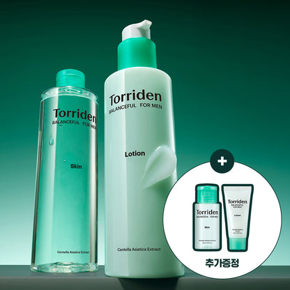 Two types of Torriden Balance Full Forman Sica-clearance Skin/lotion (30ml skin + 20ml lotion)