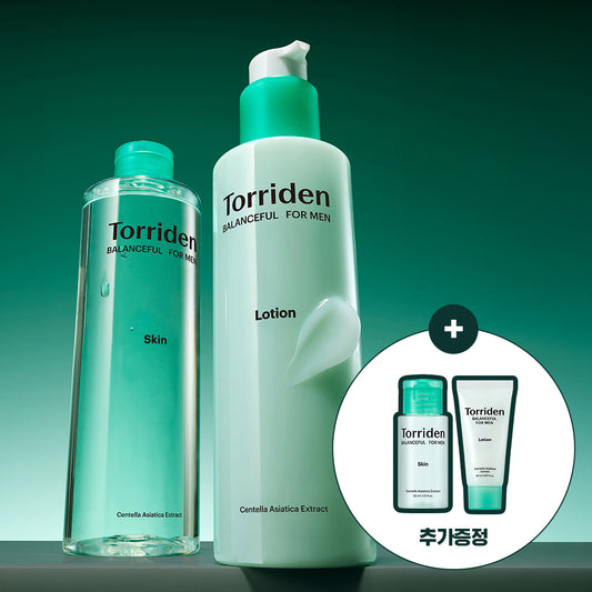 Two types of Torriden Balance Full Forman Sica-clearance Skin/lotion (30ml skin + 20ml lotion)