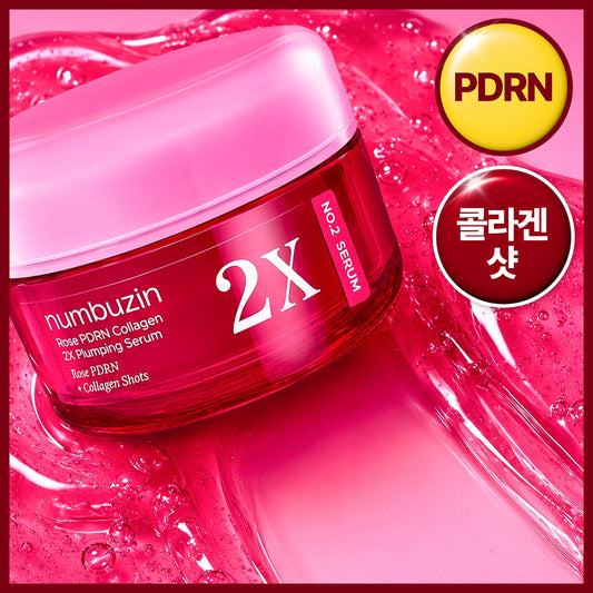 Number In Rose No. 2 PDRN Collagen Plumping Serum to X 30ml