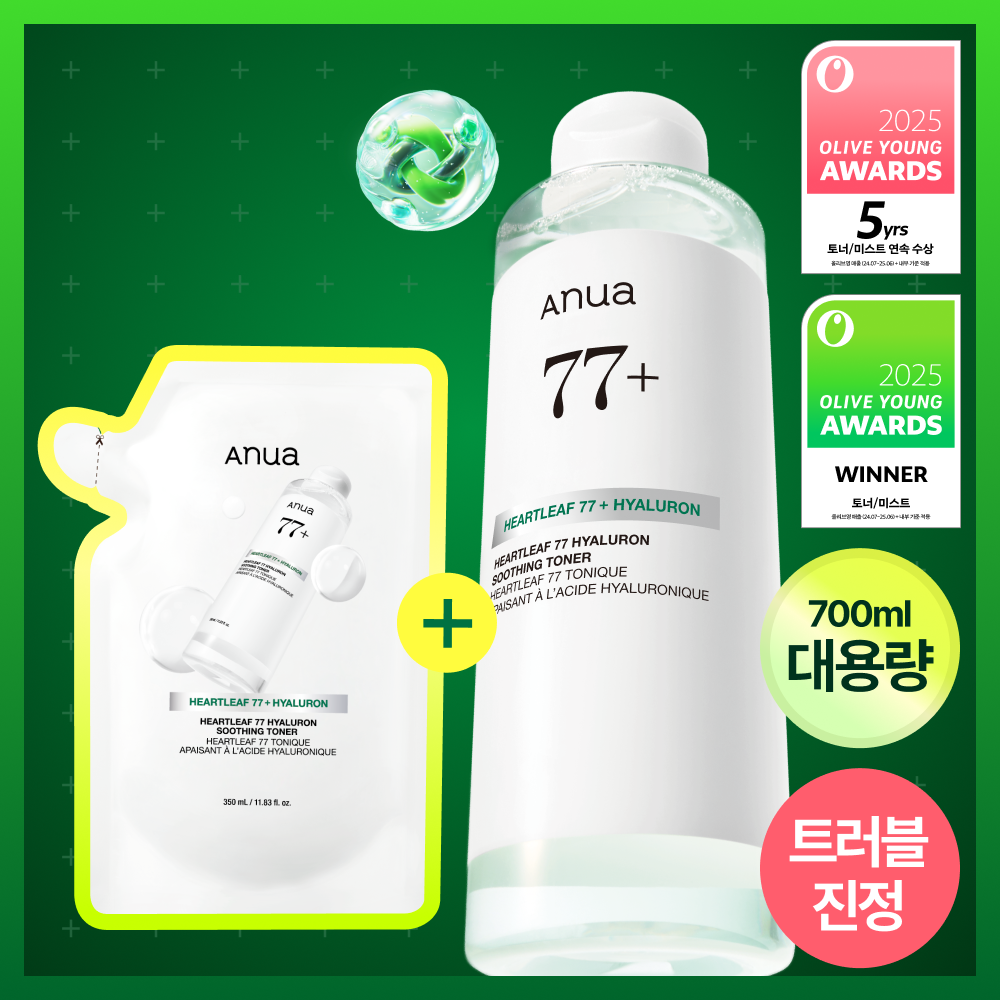 [Exclusive Planning] 77 Hialuronic Aic Aged Toner 350ml Refillable Plan Set (350ml Refillable Pack)